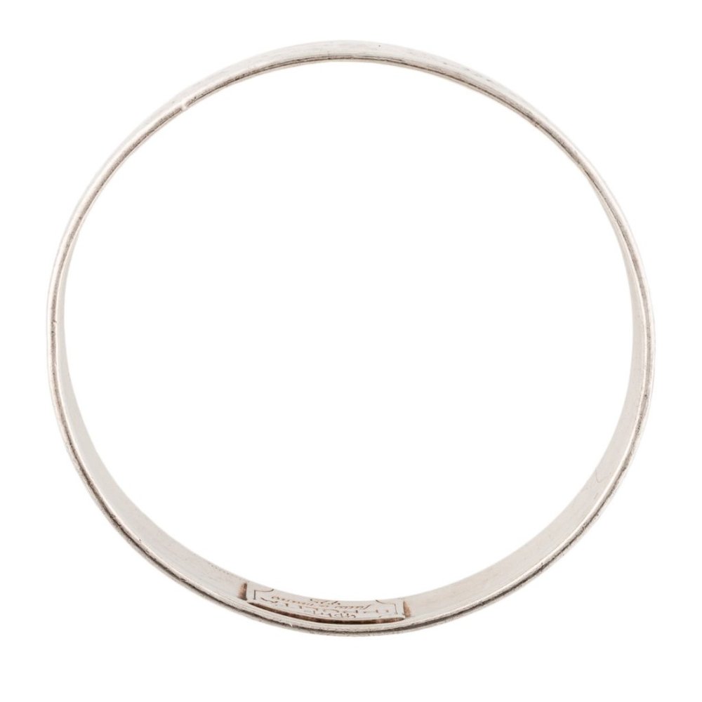 IPPOLITA STERLING SILVER 925 HAMMERED GODDESS BANGLE BRACELET - Picture 3 of 6